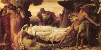 弗雷德裡尅 萊頓爵士 Hercules Wrestling with Death for the Body of Alcestis 弗雷德裡尅 萊頓爵士 Hercules Wrestling with Death for the Body of Alcestis